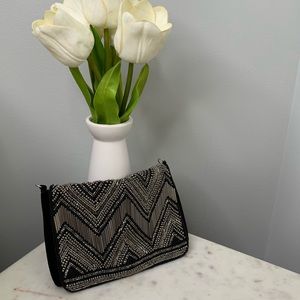 Cute Silver and Black purse H&M